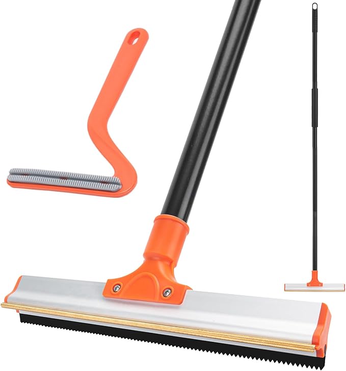 Carpet Rake for Pet Hair Removal, Stair Carpets and Couch Cleaning Rake by KeFanta