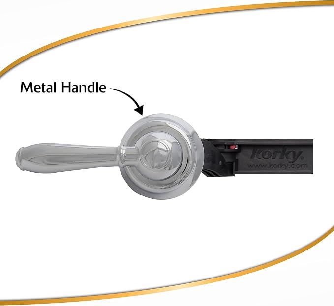 Korky 6051BP Strongarm Tank Lever Universal to Fit Front Angled Side Left and - Image 3