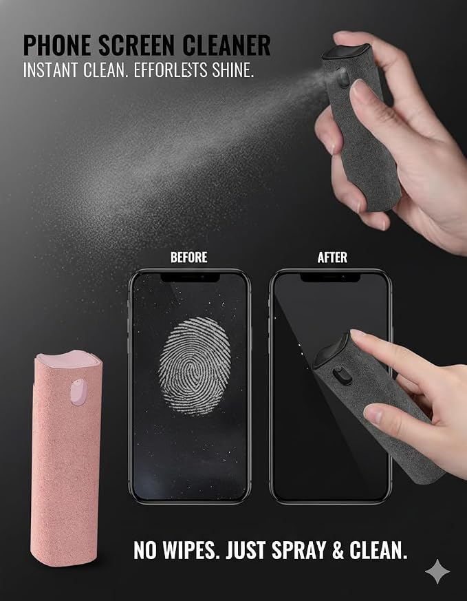Car Screen Cleaner Touch Screen Cleaner Spray and Wipe Screen Cleaner - Image 3