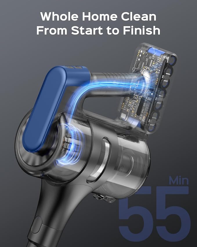 Cordless Stick Vacuum Cleaner – 3-in-1 Brush Roll - Image 5
