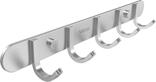 Coat Hook Rack Hanger –Towel Hook Rail by NHENY