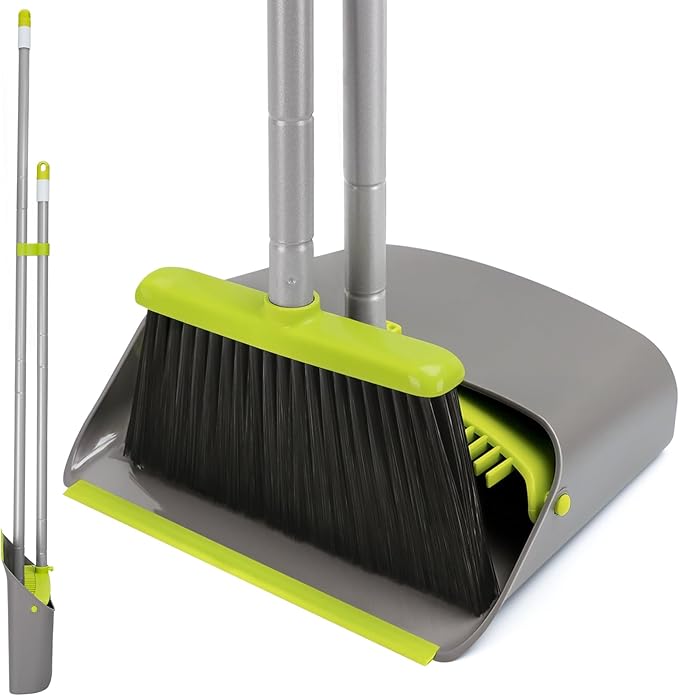 Broom and Upright Dustpan Set by SONCAL