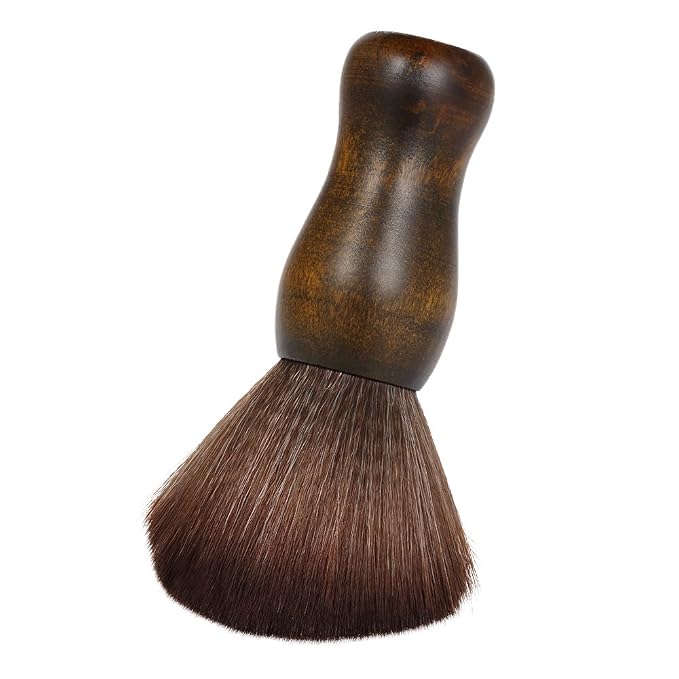 Anself Large Hair Cutting Neck Duster Brush Professional Barber Natural Fiber - Image 2