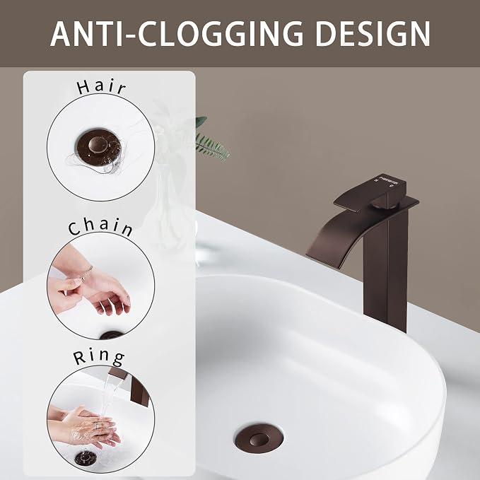 Fransiton Bathroom Sink Stopper, 1.1-1.77 Inch Basin Pop Up Sink Drain Stopper - Image 3