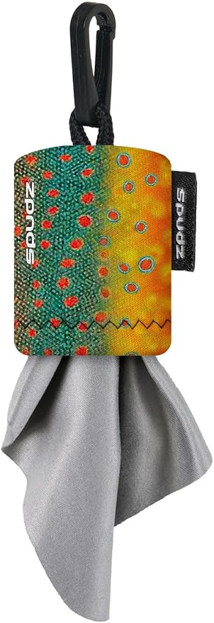 SPUDZ Ultra Microfiber Lens Cleaner – Closable Pouch, Washable – by ALPINEINNOVATIONS
