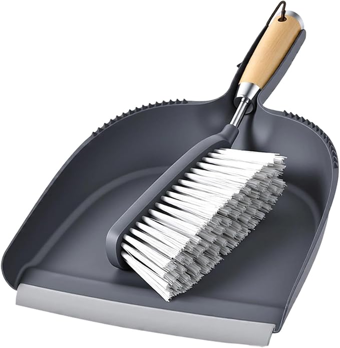 Fenteer Dustpan and Brush Set Mini Portable Multipurpose Handheld Broom and by Fenteer