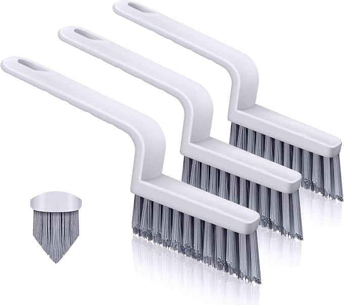 Grout Cleaner Brush, Hard Bristle Grout Cleaning Brushes Scrubber by Lumkew