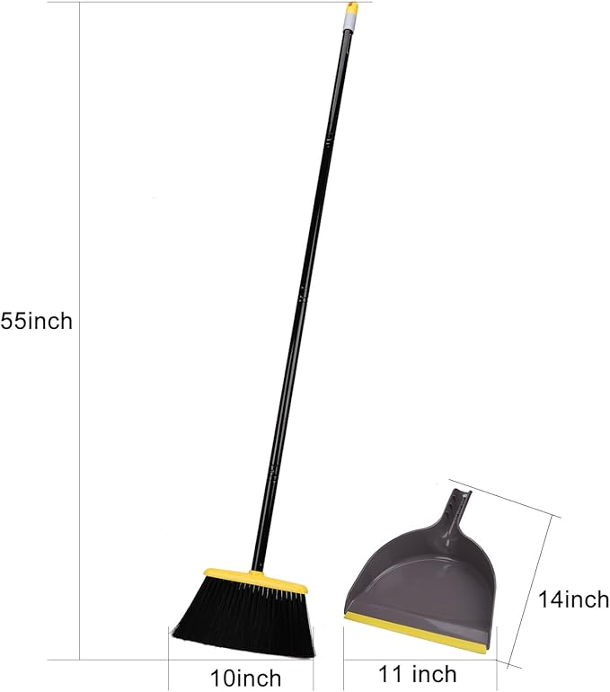 Broom and Dustpan Set, IndoorBroom - Image 3