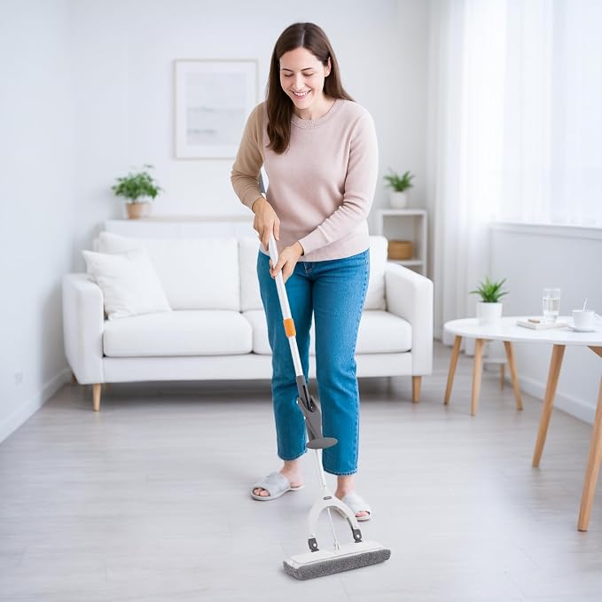 Superio Miracle Microfiber Self-Wringing Flat Mop - Image 7