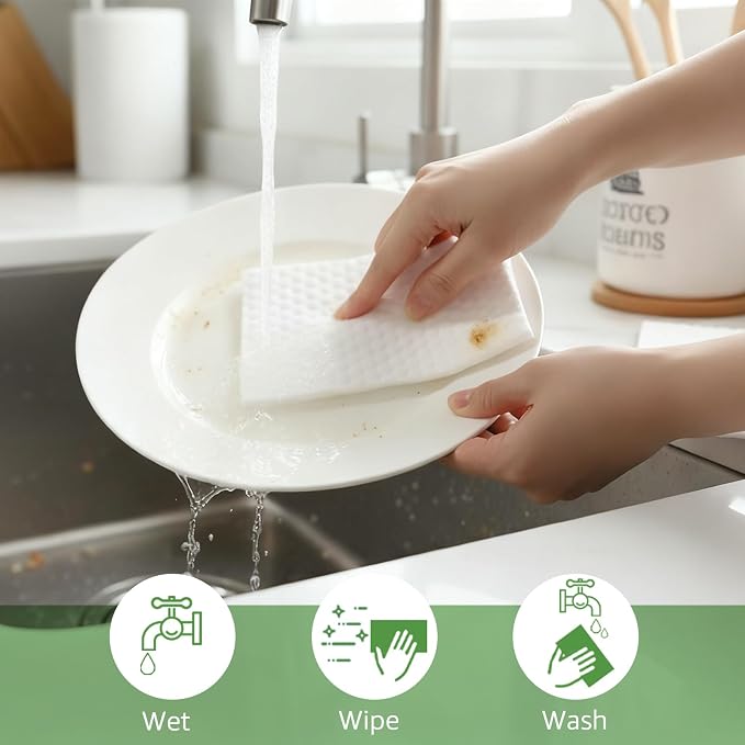 20 Pack Magic Eraser Sheets, 4X High Density Melamine Sponge Scrubber - Image 5