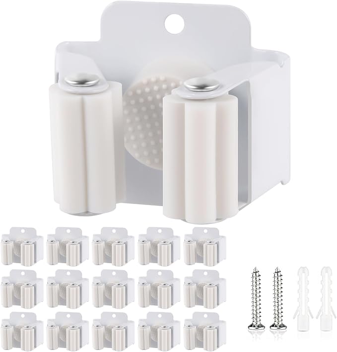 Verdenu 15 Pack Broom Holder Wall Mount, Mop and Broom Holder Wall Mount by Verdenu