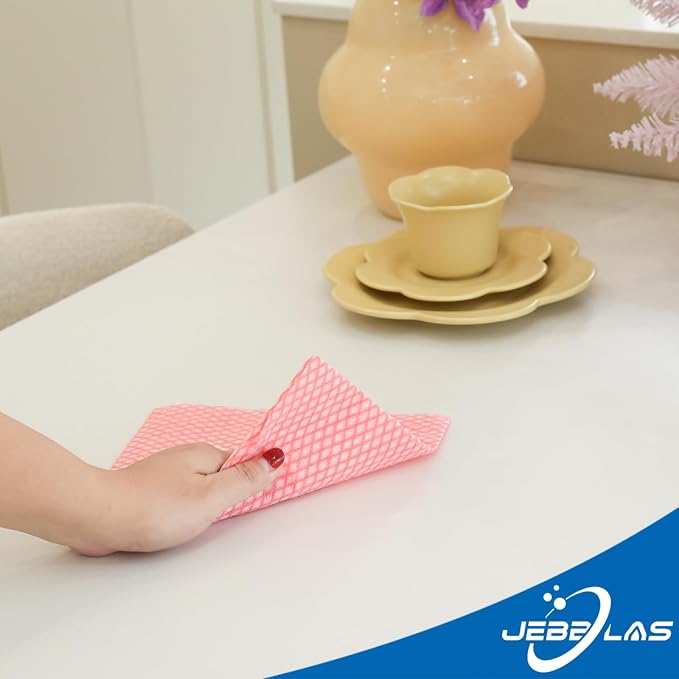 JEBBLAS Disposable Dish Towels and Cloths, Reusable Wipes - Image 7