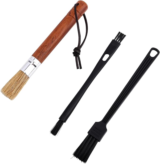 3pcs Coffee Grinder Cleaning Brush Set, Espresso Machine Brush Cleaner Tool by Unknown