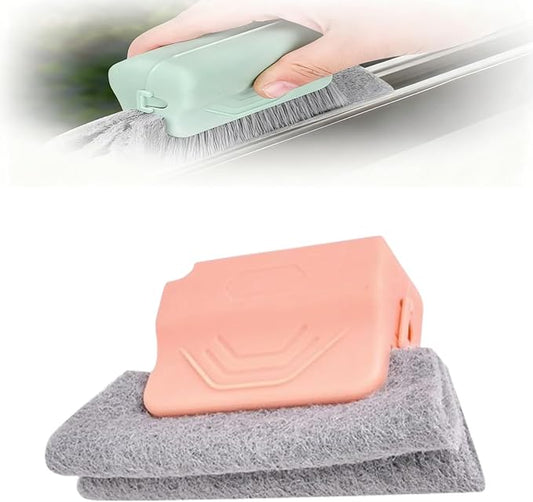 Magic Window Track Cleaner, Window Groove Cleaning Brush Hand-held Magic by Morekfly