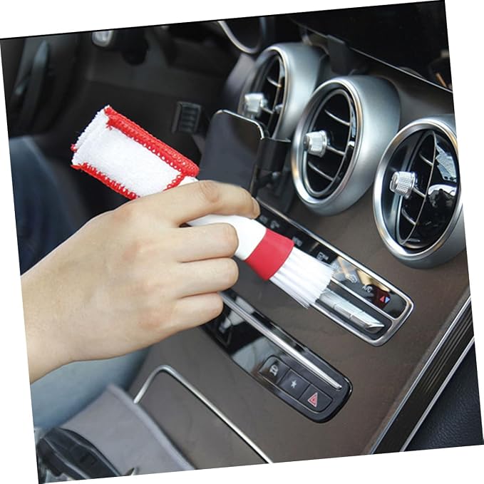 4pcs Car Air Vent Cleaning Brushes Dual-Head Dust Dusters - Image 4