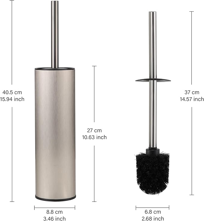 Toilet Brush and Holder, Stainless Steel Toilet Brushes - Image 8