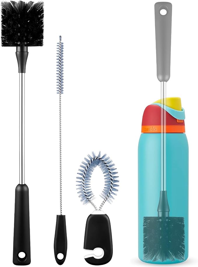 EasyAcc Water Bottle Cleaner Brush, 3 Pack 15 Inches Straw Brush Cleaner by EasyAcc