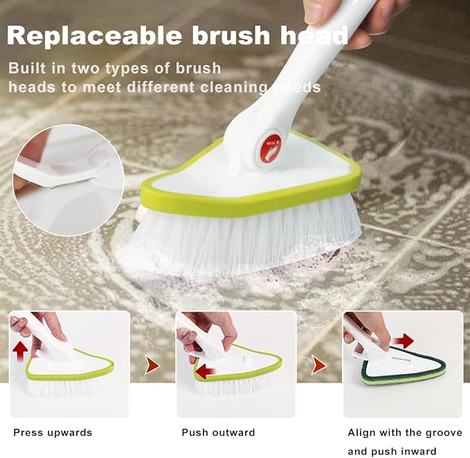 CQT 2 in 1 Bathroom Cleaning Brush - Image 9