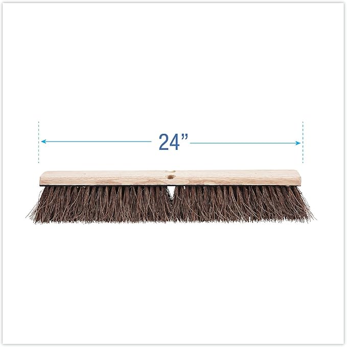 Boardwalk 20124 Floor Brush Head, 3 1/4-Inch Natural Palmyra Fiber - Image 2