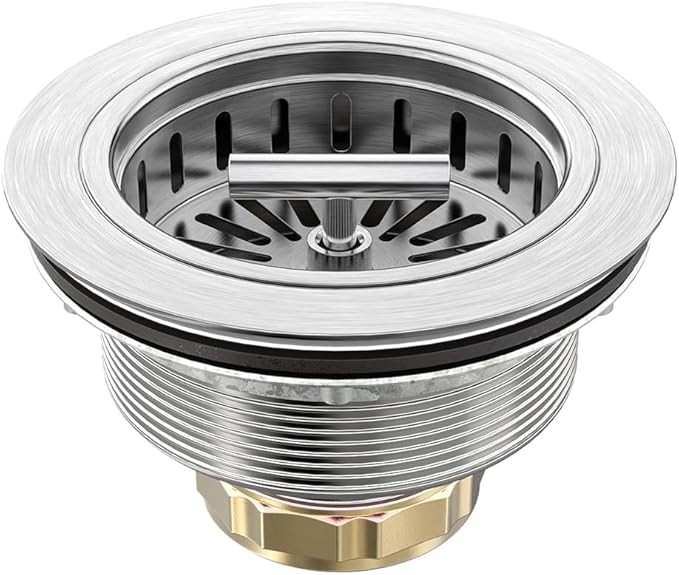 KONE Kitchen Sink Drain Sink Strainer 3-1/2 Inch Drain Assembly Kit Replacement by KONE