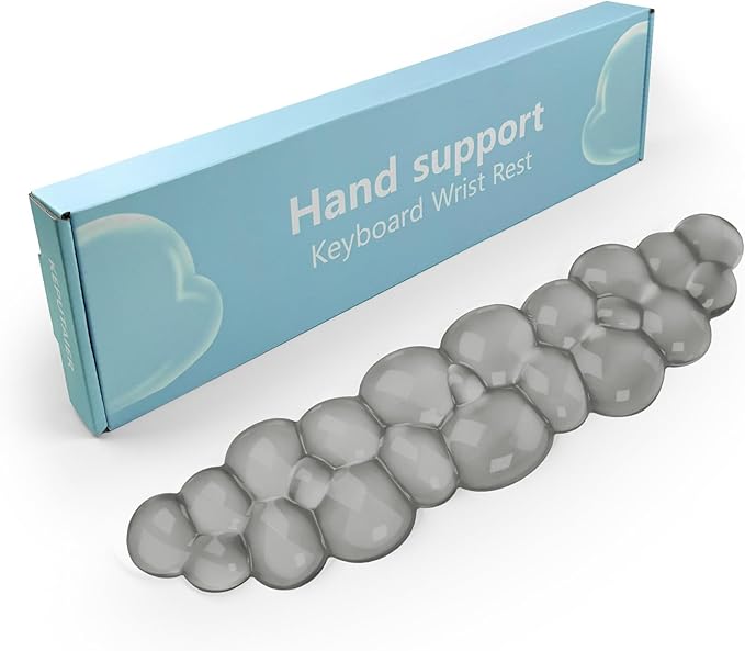Gel Cloud Keyboard Wrist Rest, Cute Wrist Support and Arm Support Keyboard Rest by KEPUTAIER