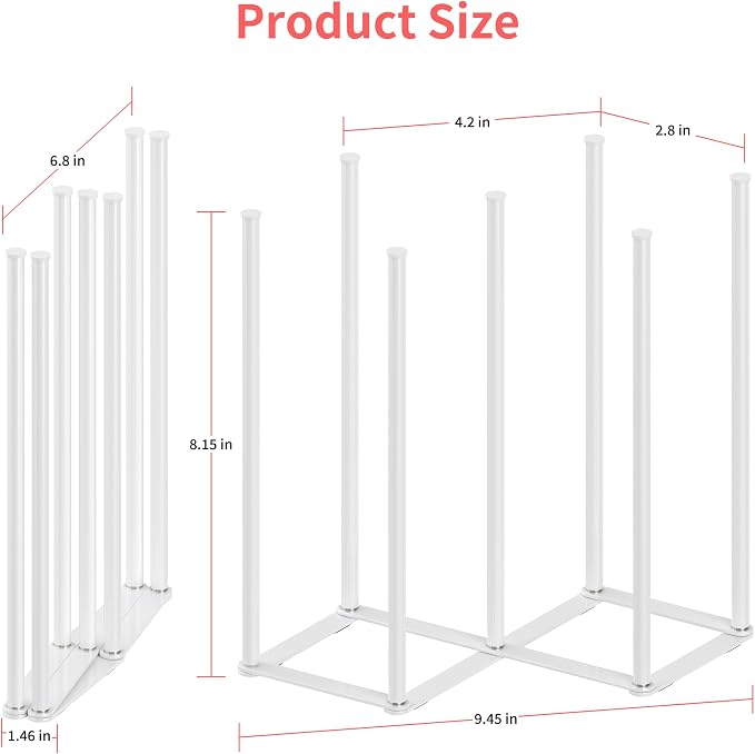 Collapsible Bottle Drying Rack, Baby Bottle Drying Rack, Foldable Cup Draining - Image 2