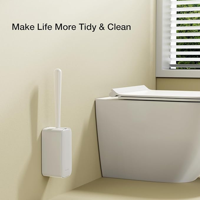 Toilet Cleaner Brush, Diveotree Toilet Brush and Holder - Image 8
