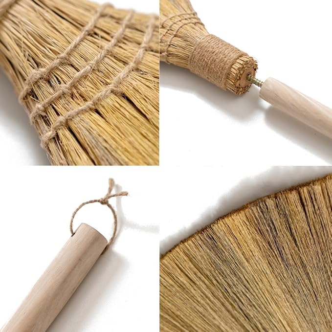 Natural Whisk Sweeping Hand Handle Broom - Image 3
