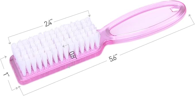 Yesker 10 Pcs Handle Nail Scrubber Cleaning Brushes - Image 2