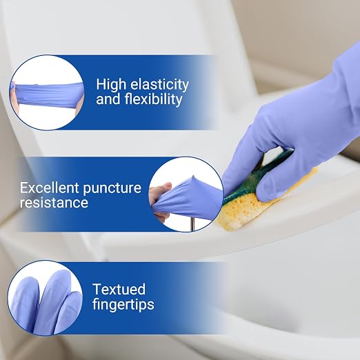 JMU Nitrile Gloves Medium Bulk 2000 Count, 3.5 Mil Disposable Gloves Latex-Free - Image 5