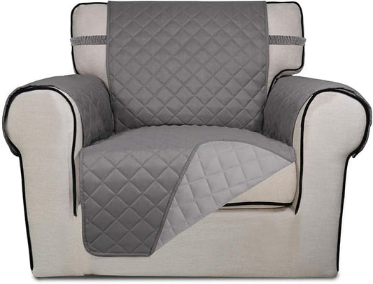 PureFit Reversible Quilted Sofa Cover, Water Resistant Slipcover Furniture by PureFit