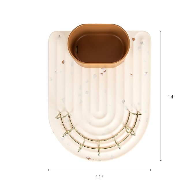 Boon ARC Modular Baby Bottle Drying Rack — Includes Silicone Drying Mat - Image 7