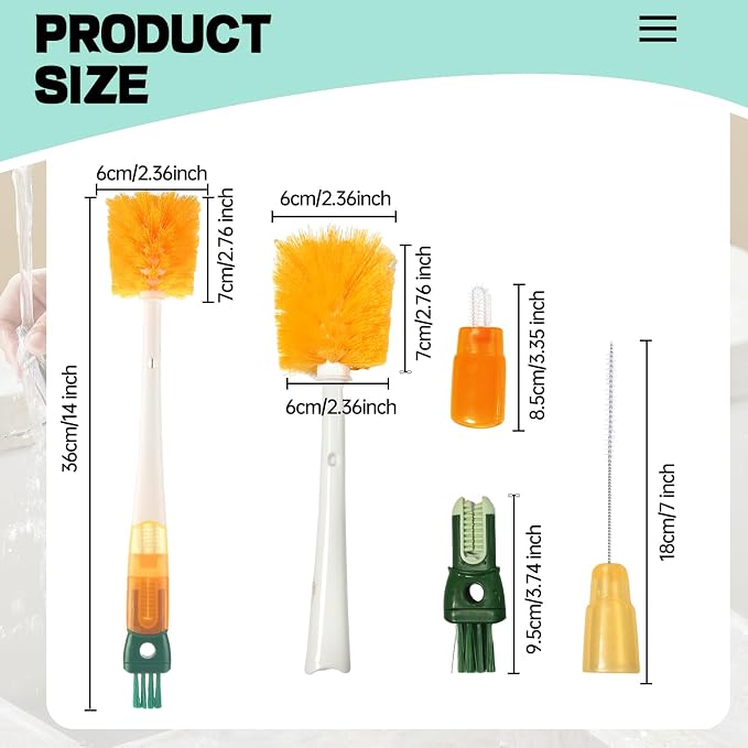 Bottle Brush Cleaner Water Bottle Brushes - Image 2