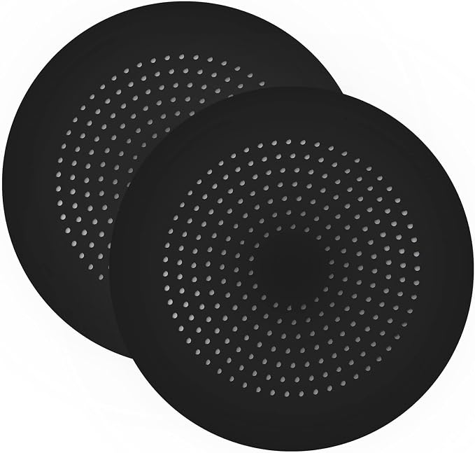 2 Pack Shower Drain Hair Catcher, Silicone Drain Cover by QiyuanLS