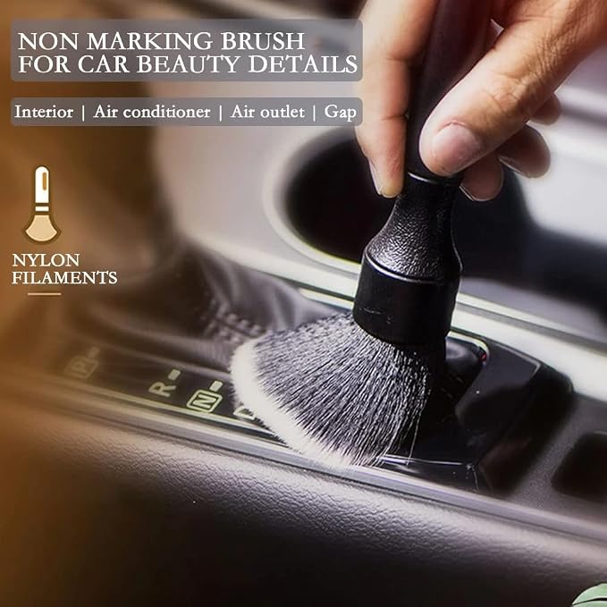 Auto Interior Dust Brush, Car Soft Bristles Detailing Brush, Scratch Free Dust - Image 5