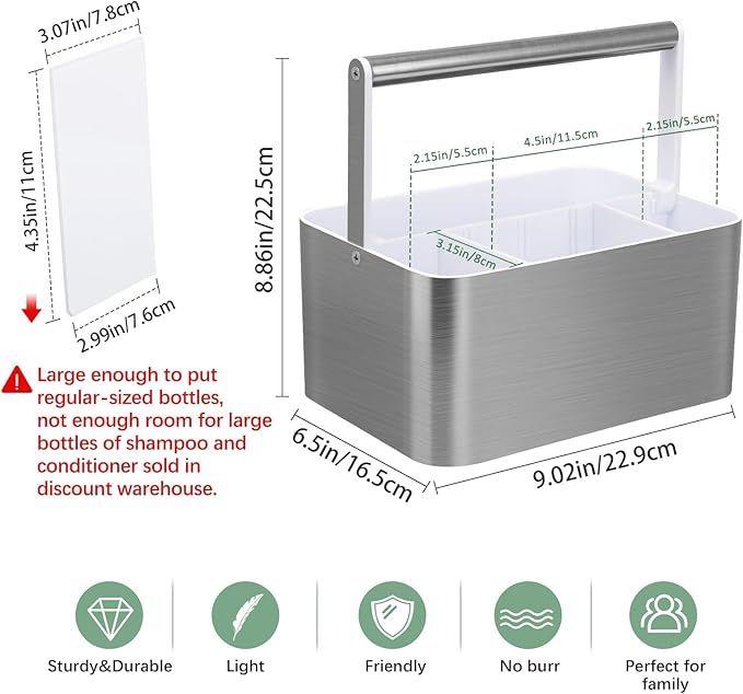 Plastic Shower Caddy Dorm - Image 2
