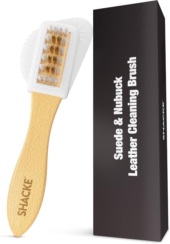 Suede & Nubuck 4-Way Leather Brush Cleaner - Image 2