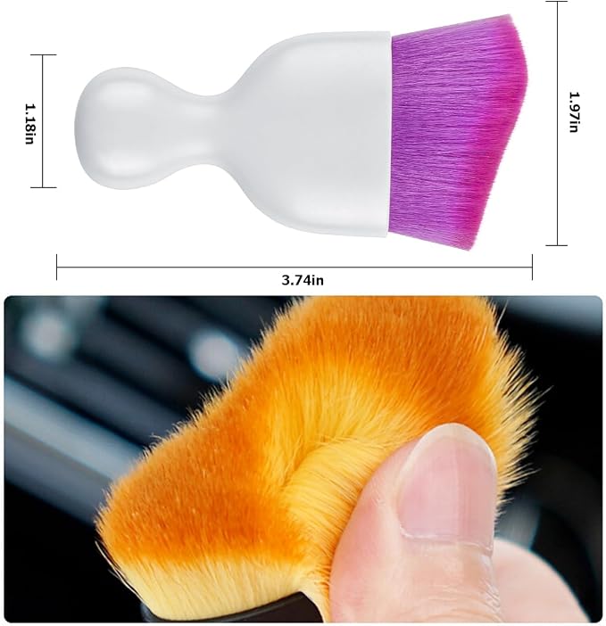 Blilo 2PCS Car Interior Detailing Brush - Image 2