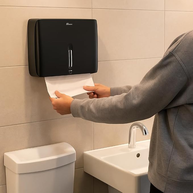Trifold Paper Towel Dispenser Black Pearl Premium Grade 10⅞” Length X 8¼” High - Image 7