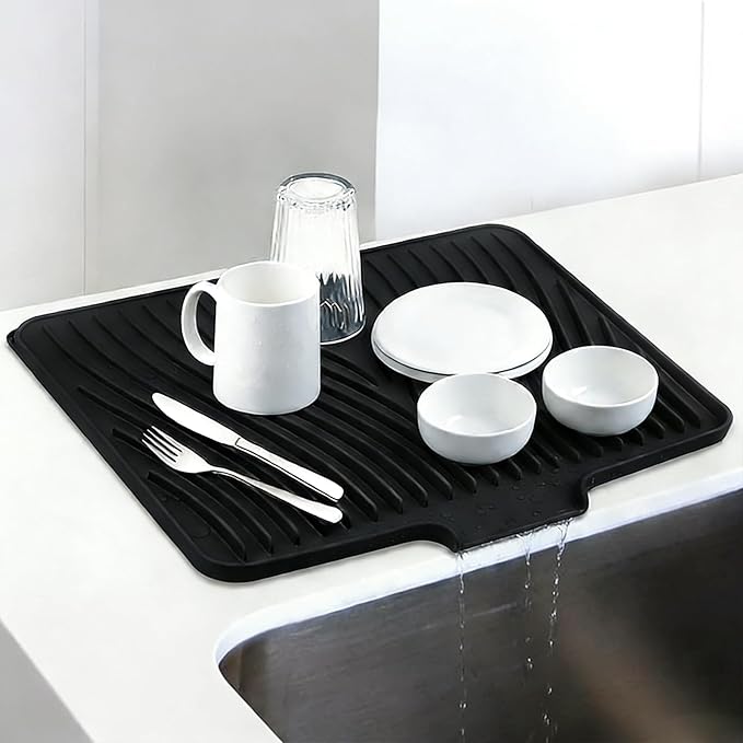 Silicone Drying Mat, Heat-Resistant, Eco-friendly, Hygienic Drying Pad by LKYLIVE