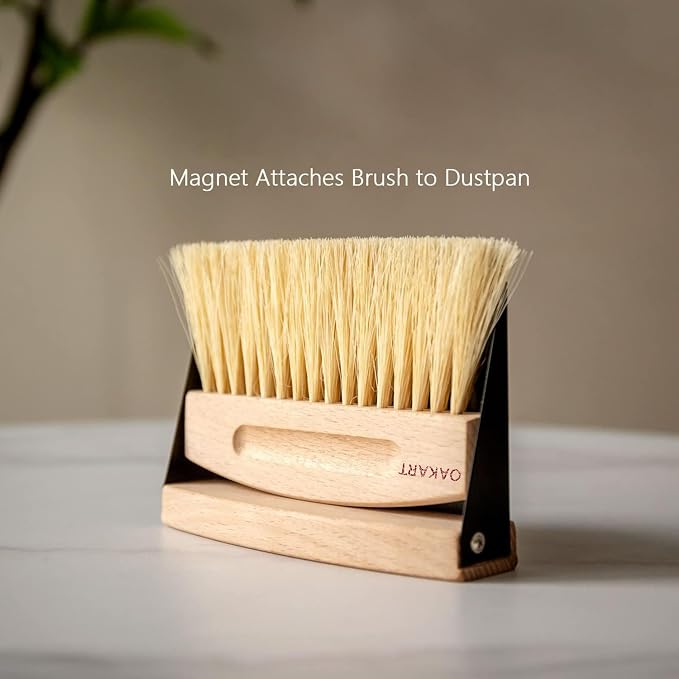 Mini Metal Dustpan and Brush Set - Image 4
