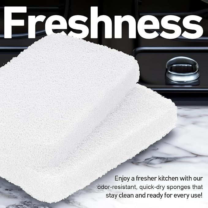 Casanero 6-Pack Silicone Scrubbing Sponges, Heavy-Duty, Non-Scratch | Reusable - Image 4