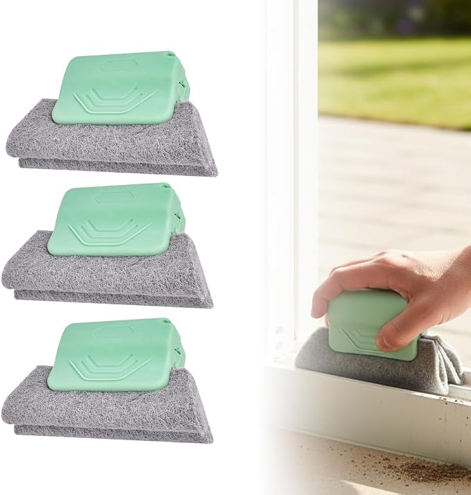 Magic Window Track Cleaner, 2026 New Window Groove Cleaning Brush Tools Set by FANSUIT