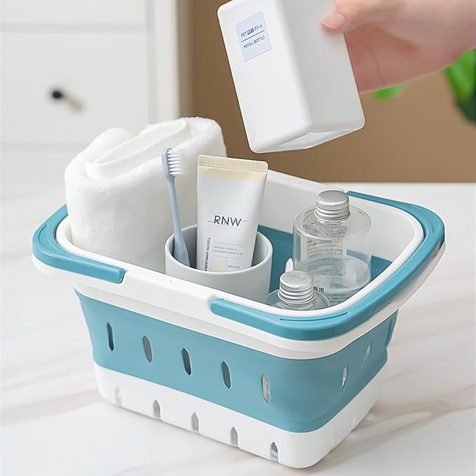 Haundry Portable Shower Caddy Basket, Foldable Caddy Basket - Image 7
