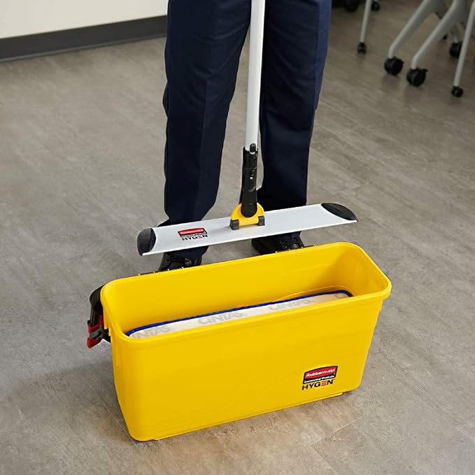 Rubbermaid Commercial Products HYGEN Microfiber Quick-Connect Mop Frame 18 inch - Image 6