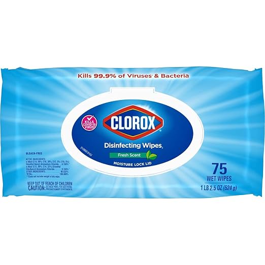 Clorox Disinfecting Wipes, Bleach Free Cleaning Wipes, Fresh Scent - Image 19