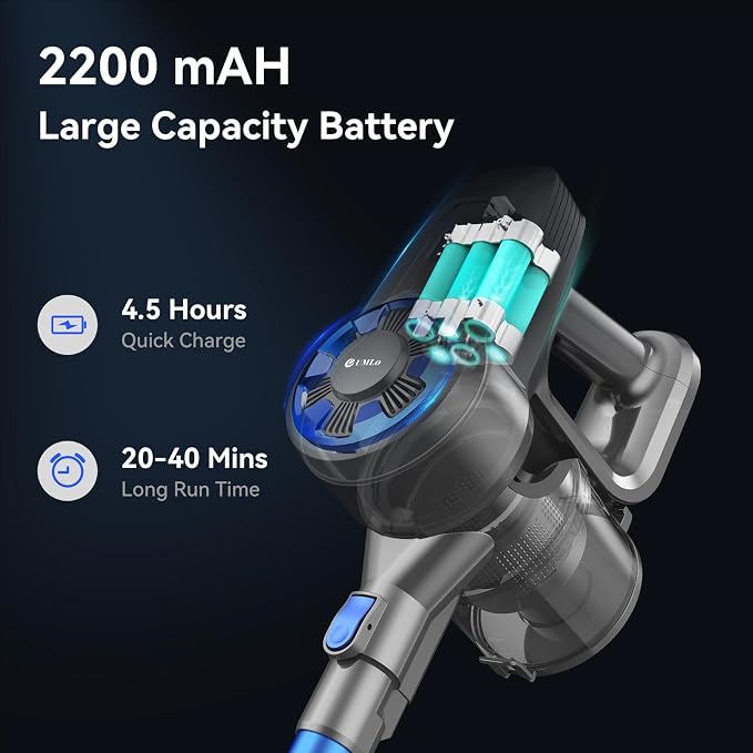 Cordless Vacuum Cleaner, 8-in-1 Lightweight Stick Vacuum - Image 5
