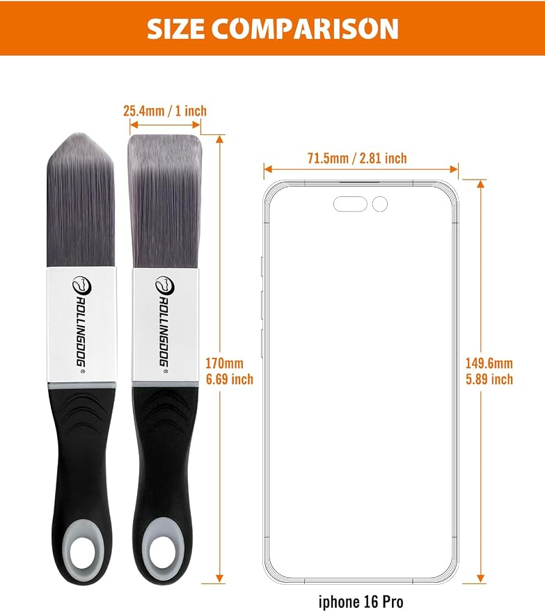 ROLLINGDOG Paint Brush for Trim - Image 4