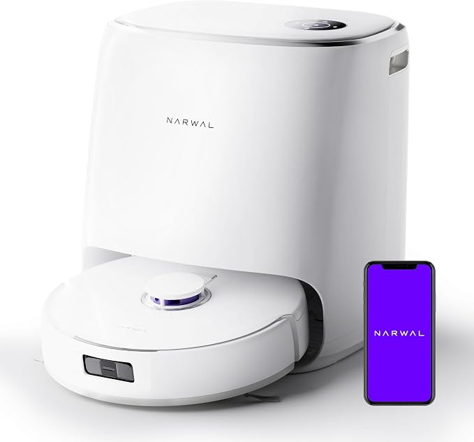 NARWAL Freo X Ultra Robot Vacuum and Mop Combo, 8200Pa Robot Mop & Vacuum by Narwal