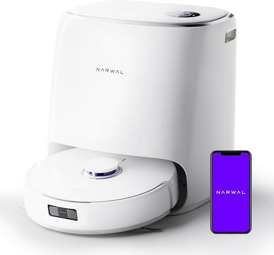 NARWAL Freo X Ultra Robot Vacuum and Mop Combo, 8200Pa Robot Mop & Vacuum by Narwal
